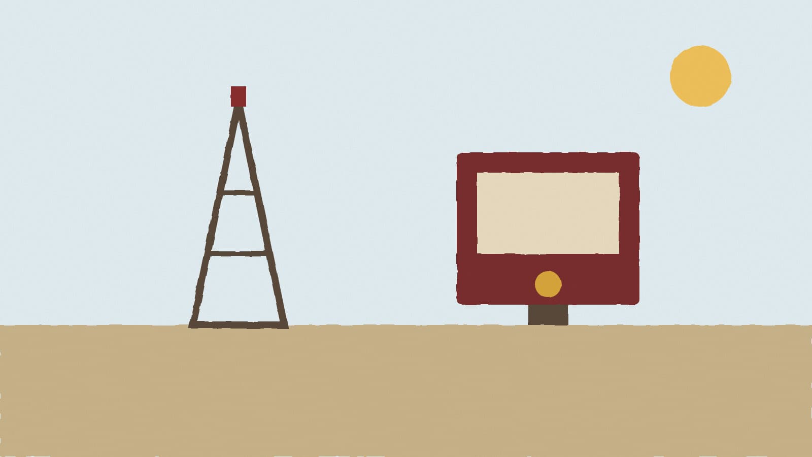 Oil rig and award plaque - illustration, Jake Team LLC