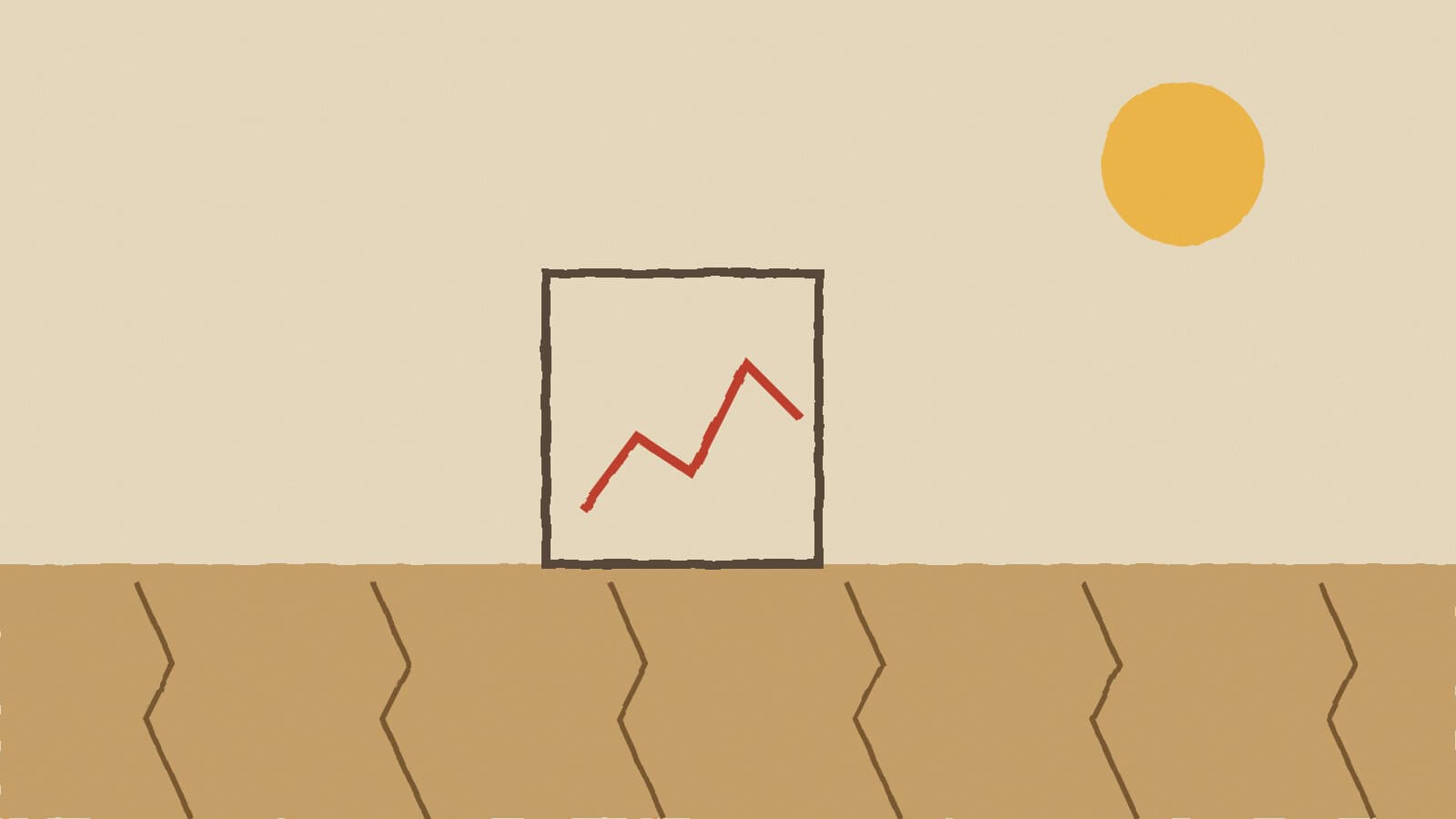 Drought research chart - illustration, Jake Team LLC