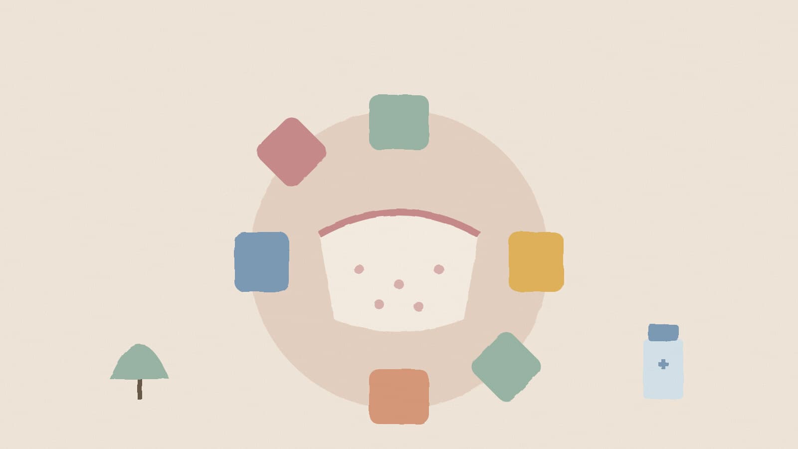 Circle of support - illustration, Jake Team LLC