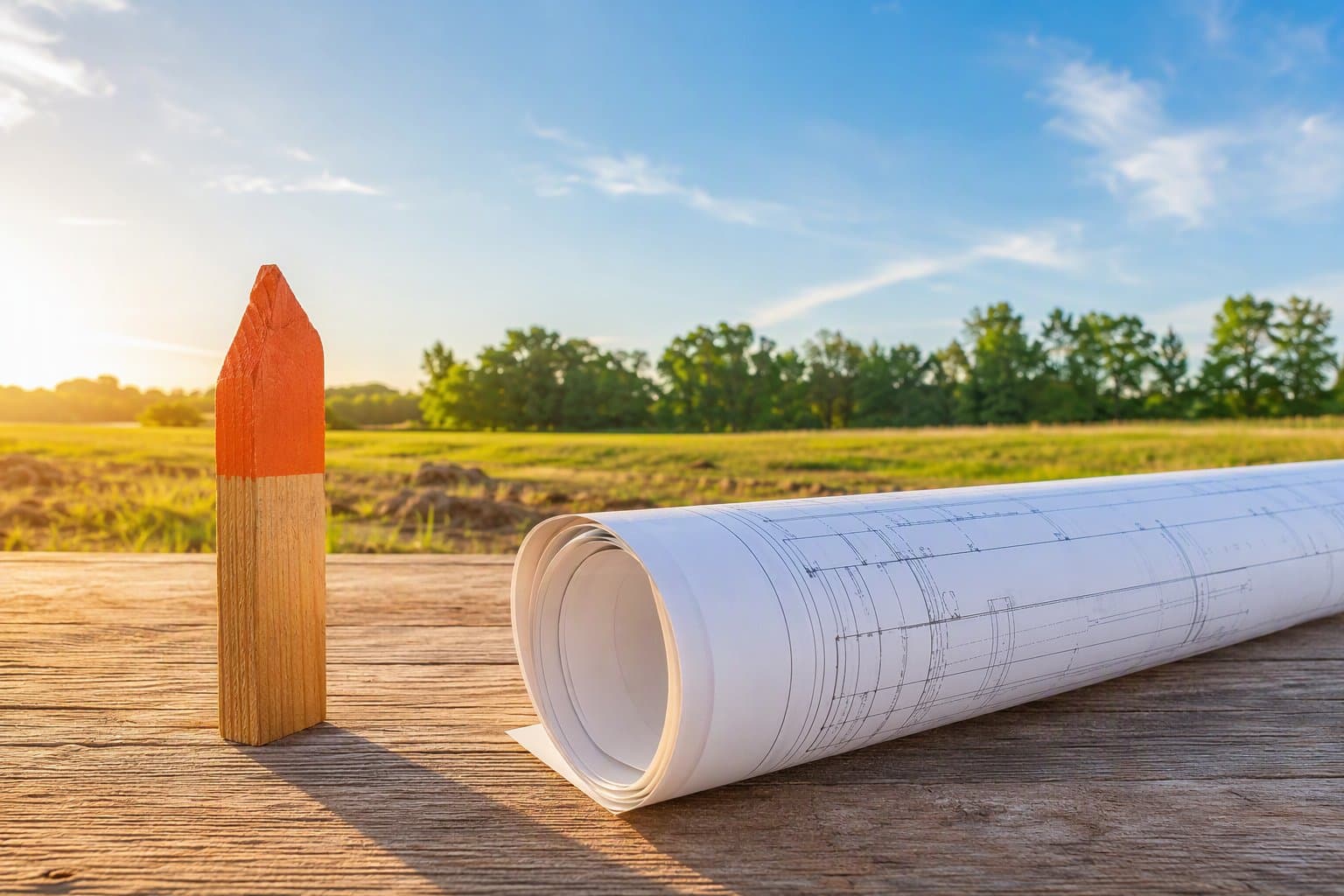 Road construction plans - illustration, Jake Team LLC