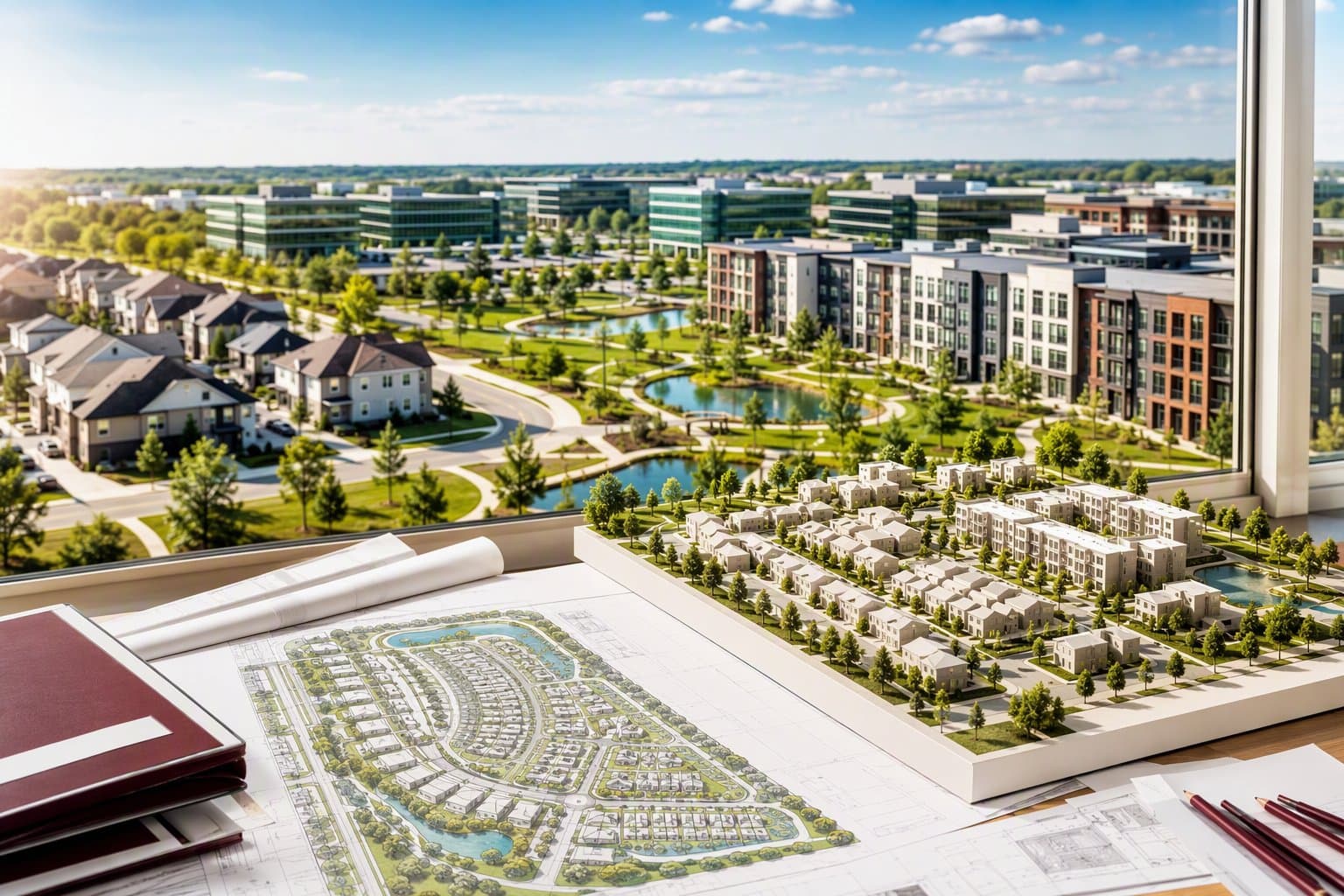 Midtown Reserve Infrastructure - illustration, Jake Team LLC