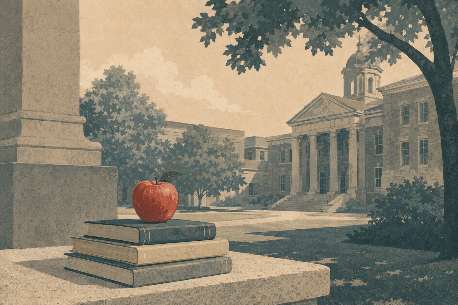 University research - illustration, Jake Team LLC