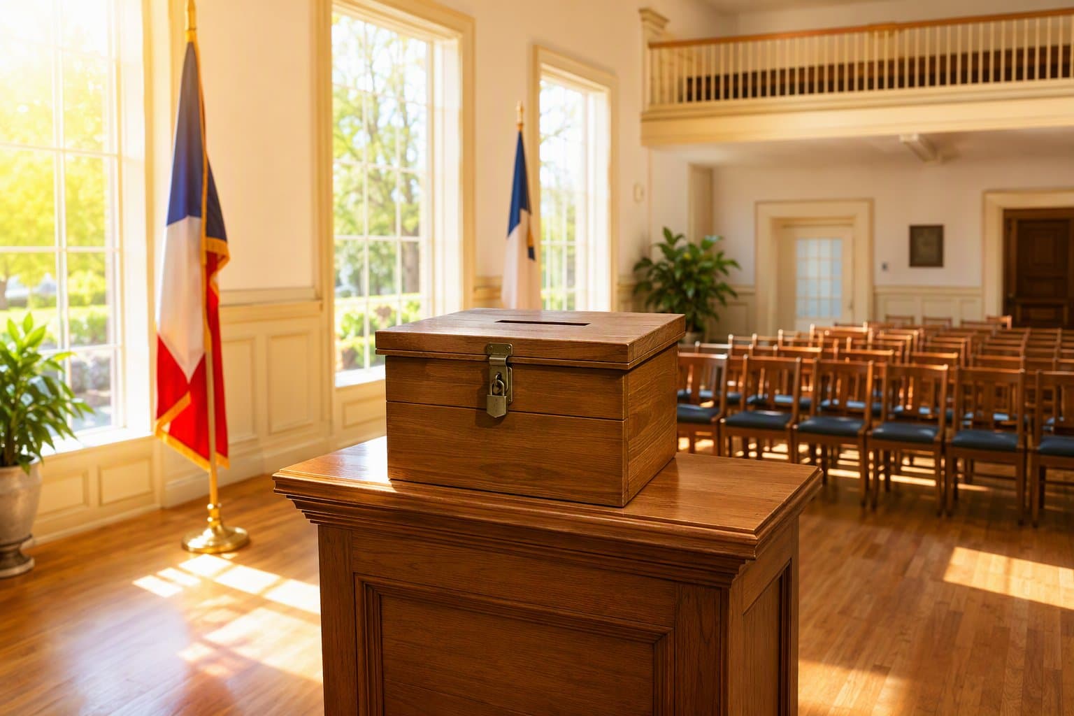 City Hall Ballot Box - illustration, Jake Team LLC