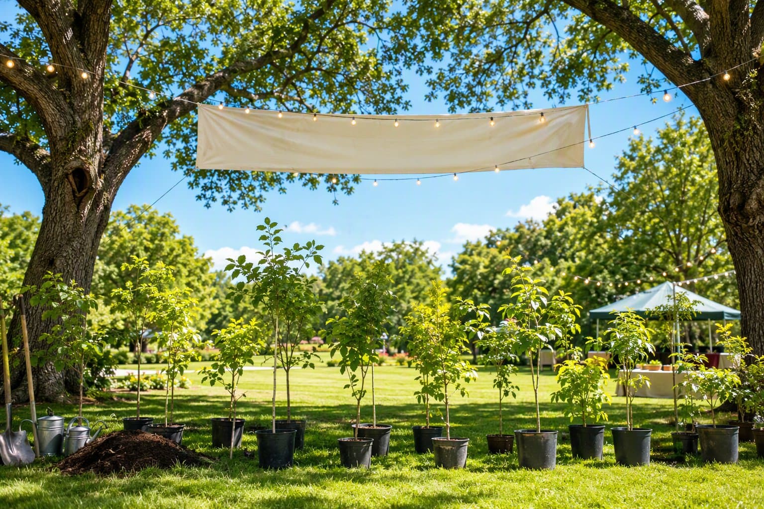 Festival Park Trees - illustration, Jake Team LLC