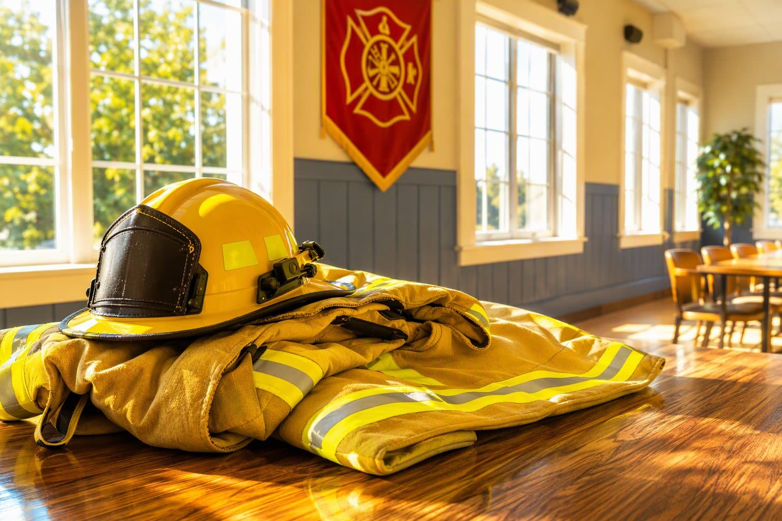 Volunteer Fire Gear - illustration, Jake Team LLC