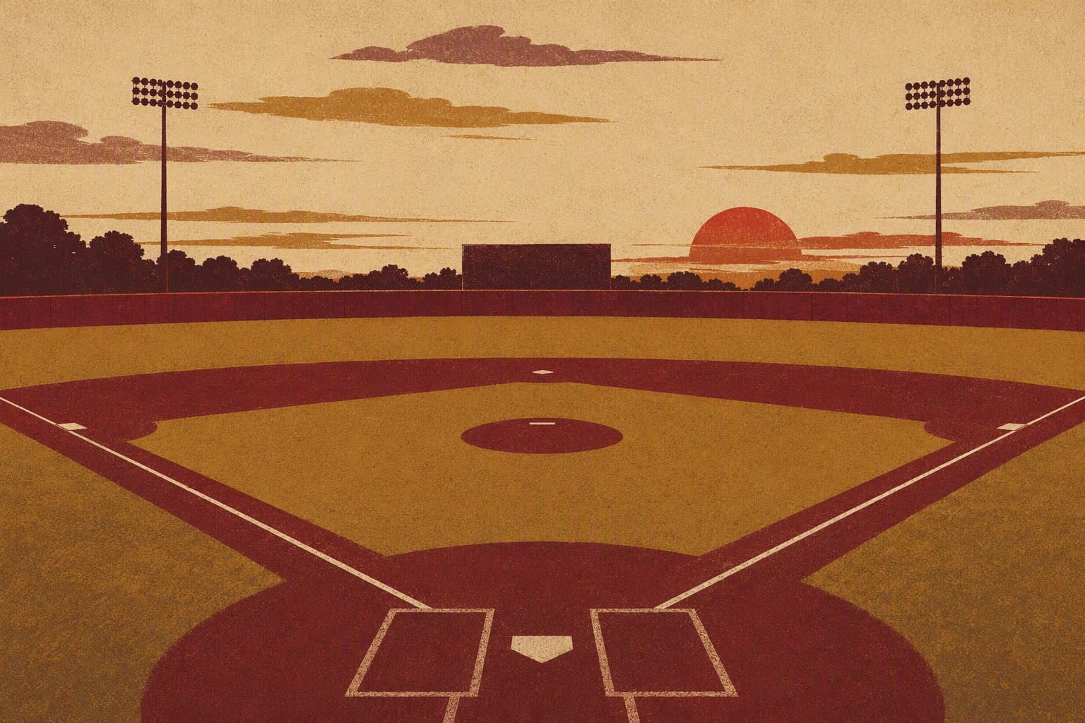 Baseball stadium - illustration, Jake Team LLC