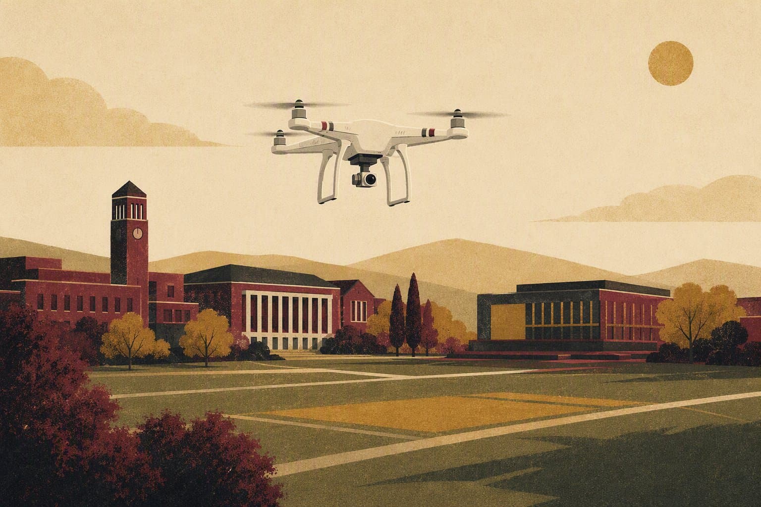 Drone Aviation Training - illustration, Jake Team LLC