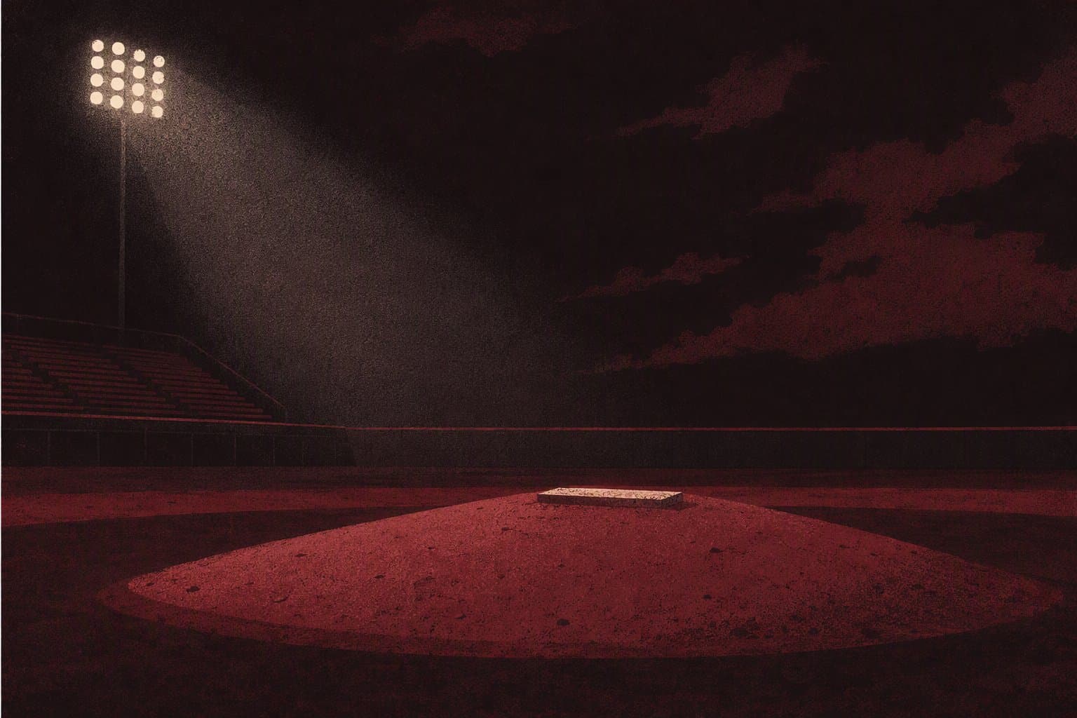 baseball mound - illustration, Jake Team LLC