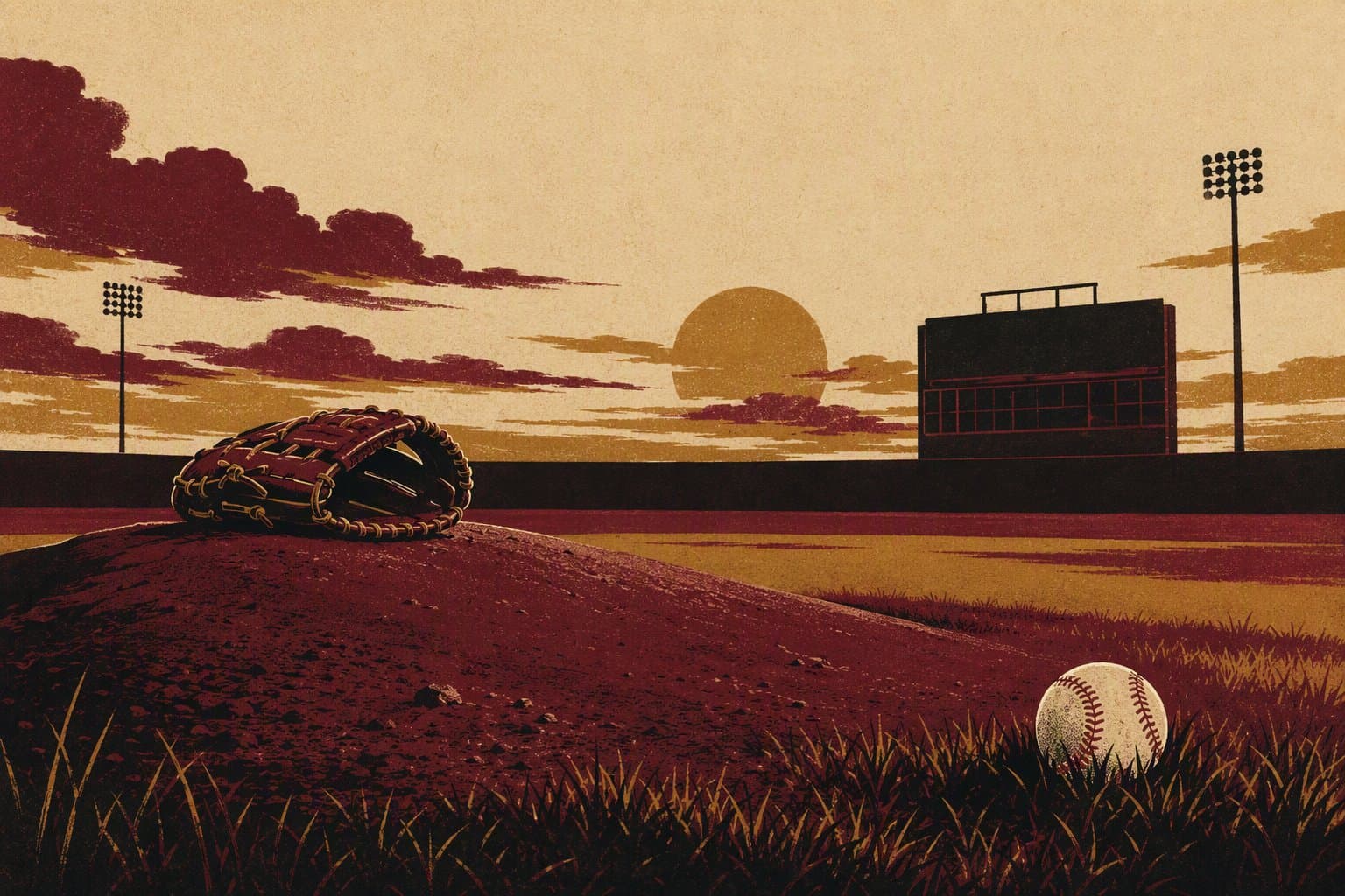 Baseball Shutout - illustration, Jake Team LLC