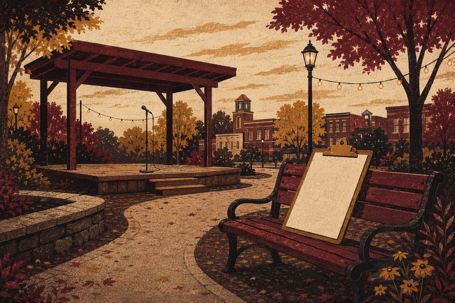Civic Music Planning - illustration, Jake Team LLC