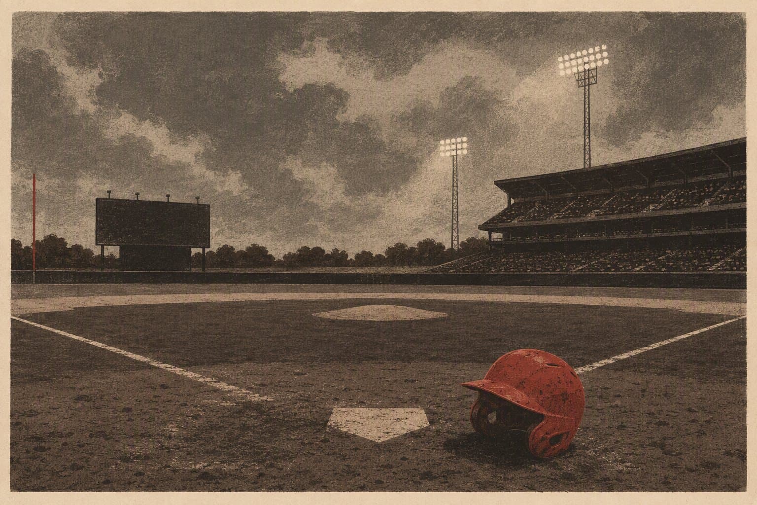 Baseball Defeat - illustration, Jake Team LLC