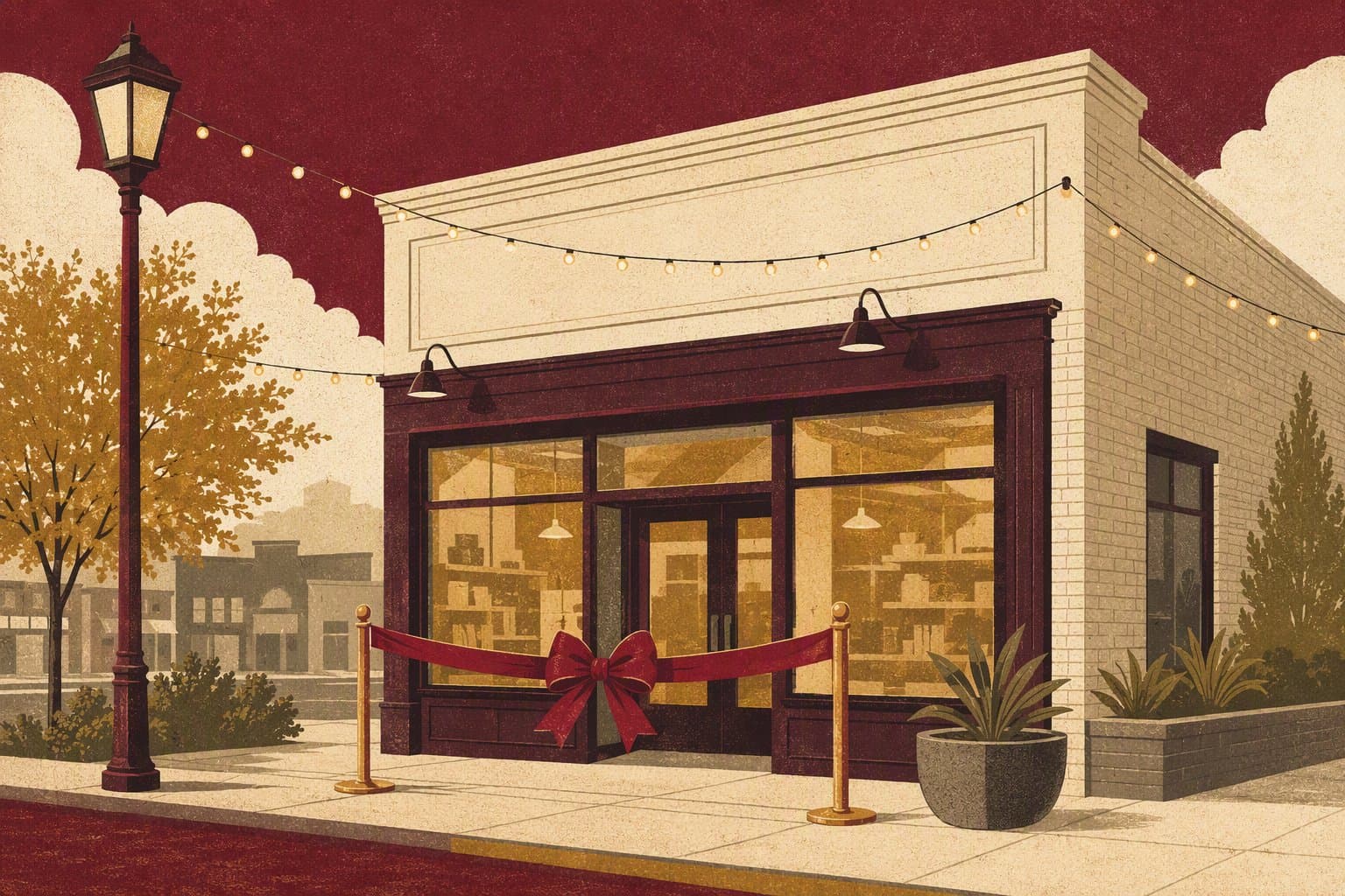 new storefront opening - illustration, Jake Team LLC