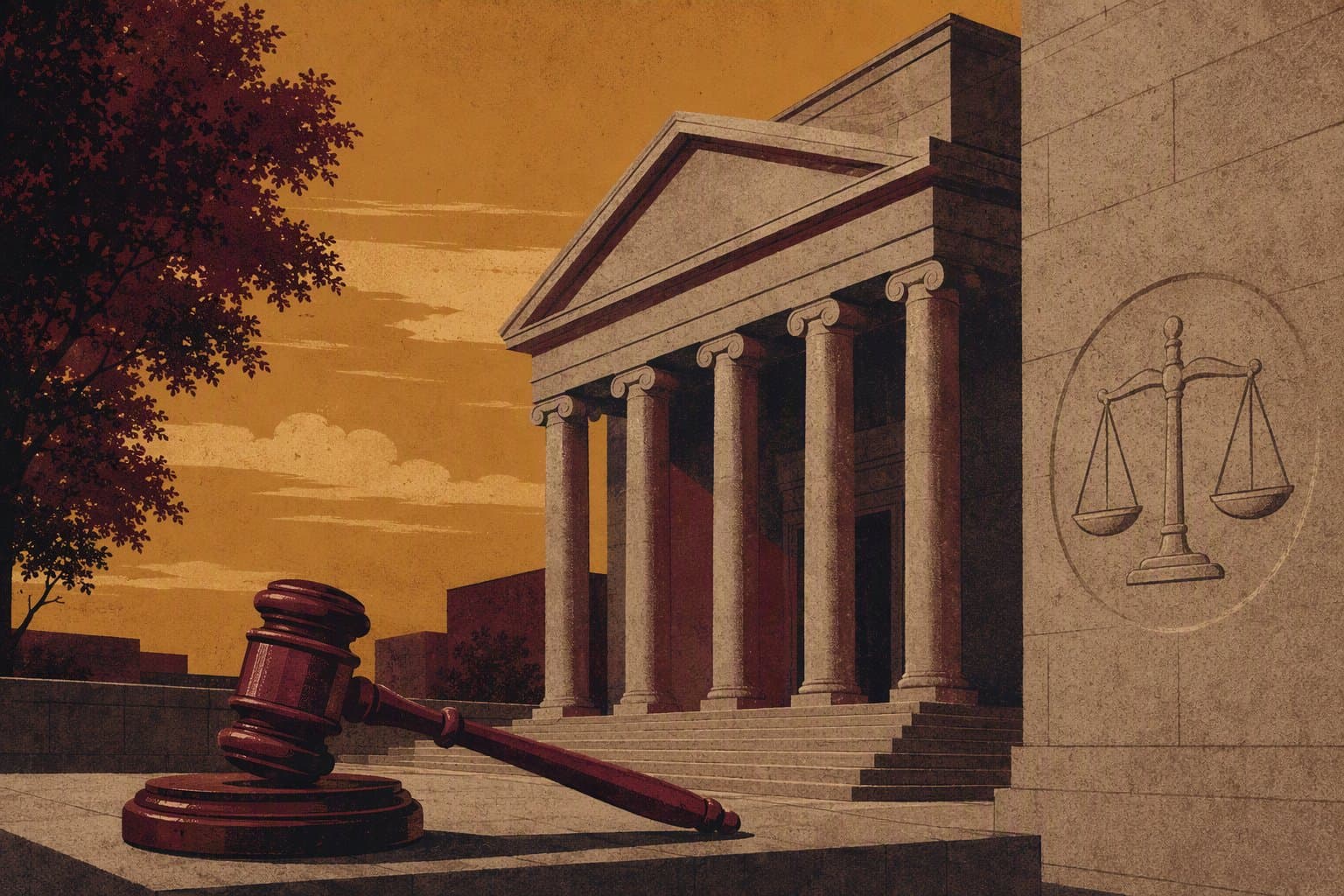 local justice - illustration, Jake Team LLC