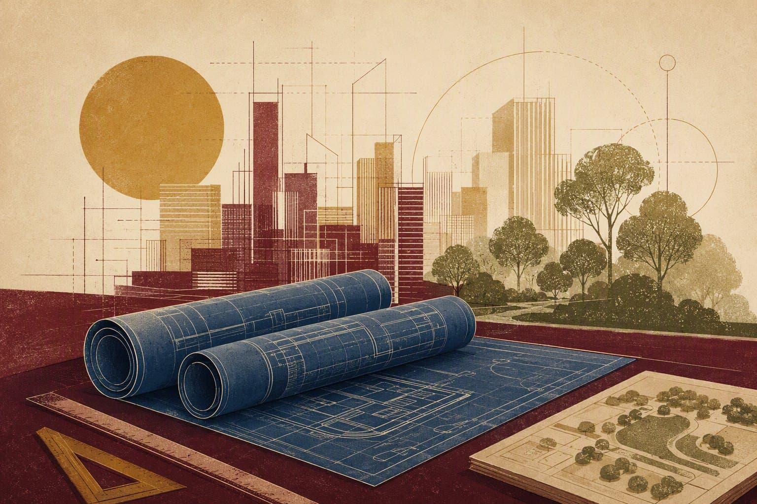 Urban Rezoning - illustration, Jake Team LLC