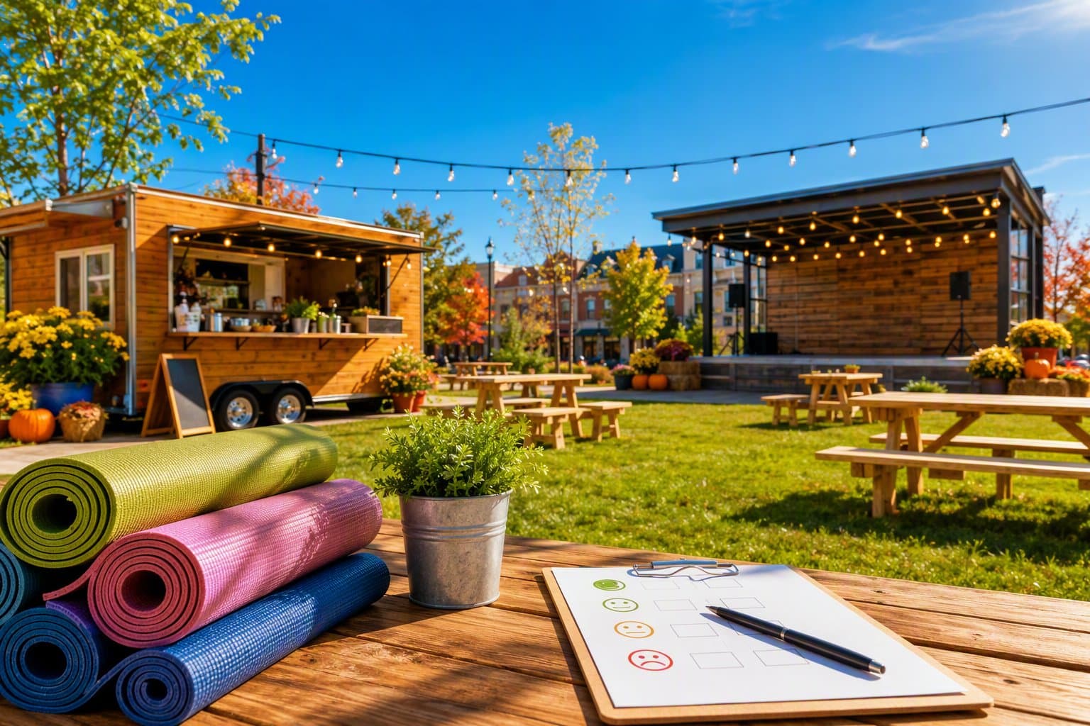 Fall Park Events - illustration, Jake Team LLC