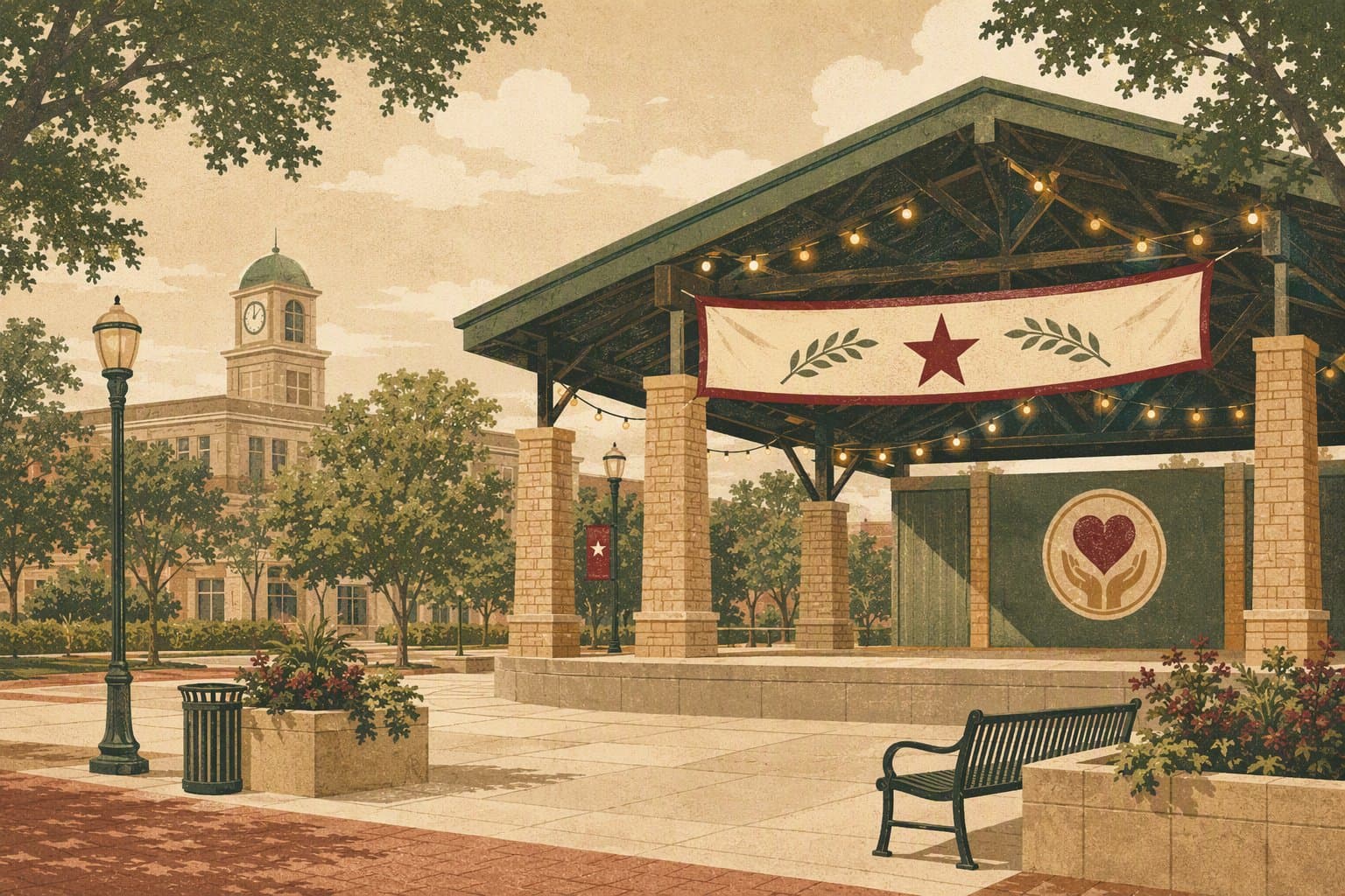 Community Fire Aid - illustration, Jake Team LLC