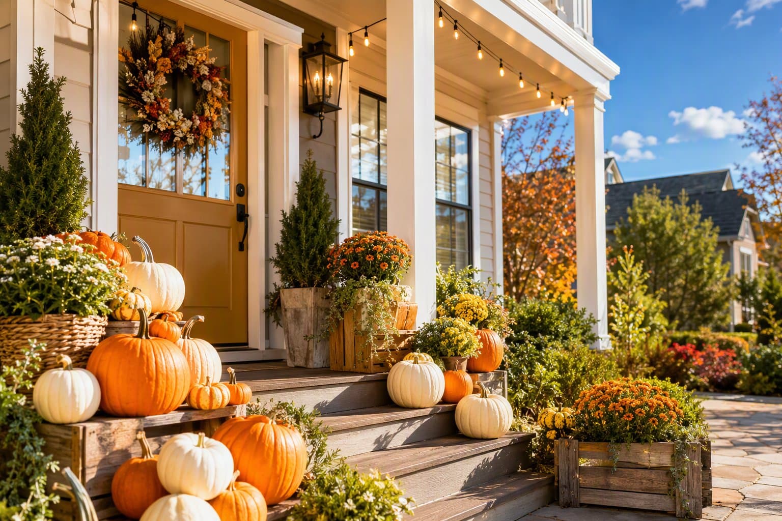 Porch Pumpkins - illustration, Jake Team LLC