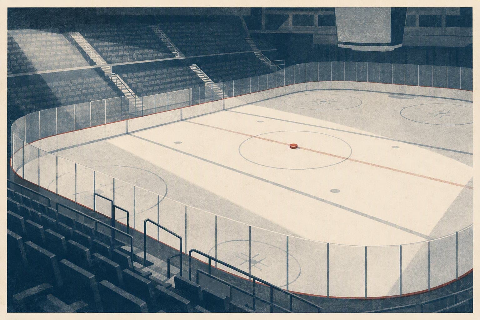 Hockey arena atmosphere - illustration, Jake Team LLC
