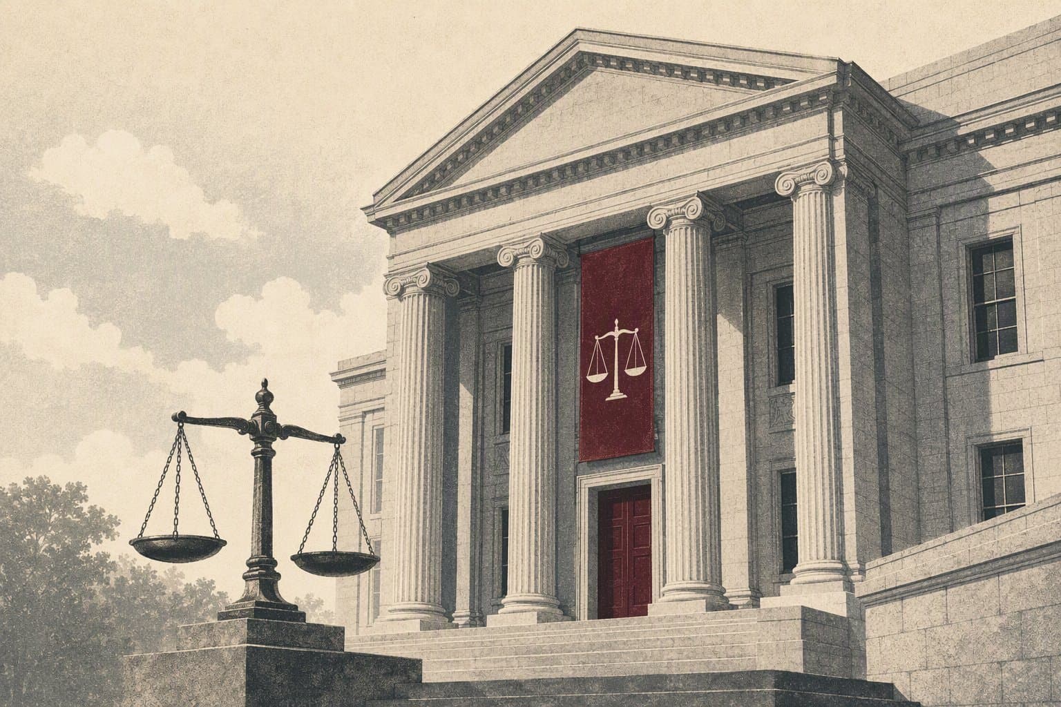 Courts of Justice - illustration, Jake Team LLC
