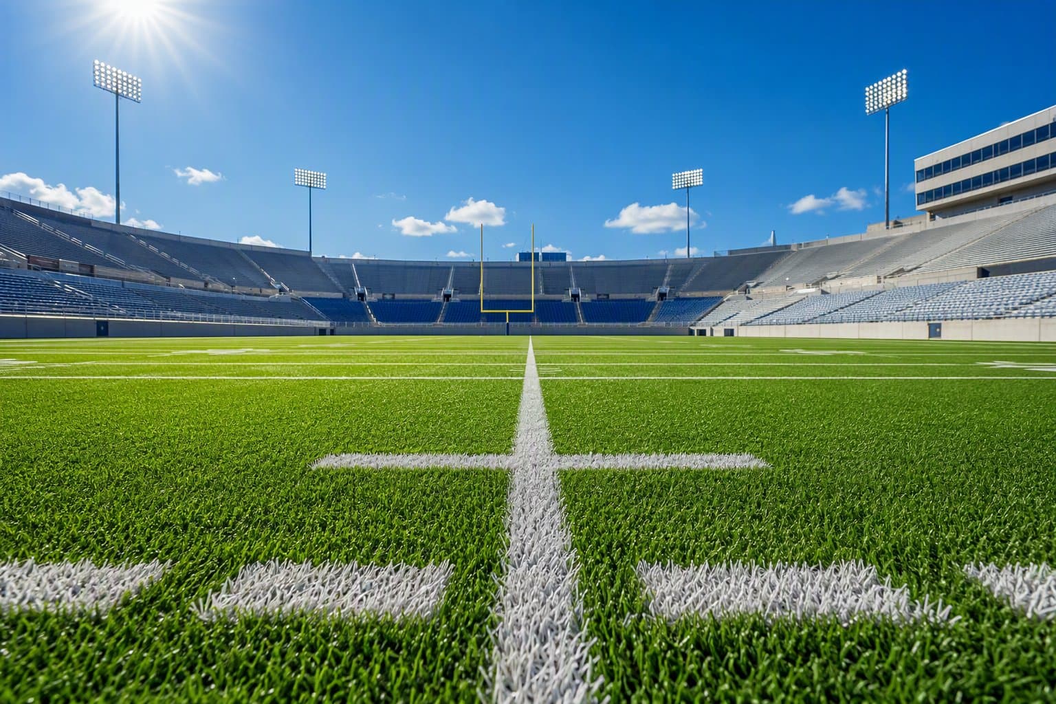 Empty Stadium Turf - illustration, Jake Team LLC