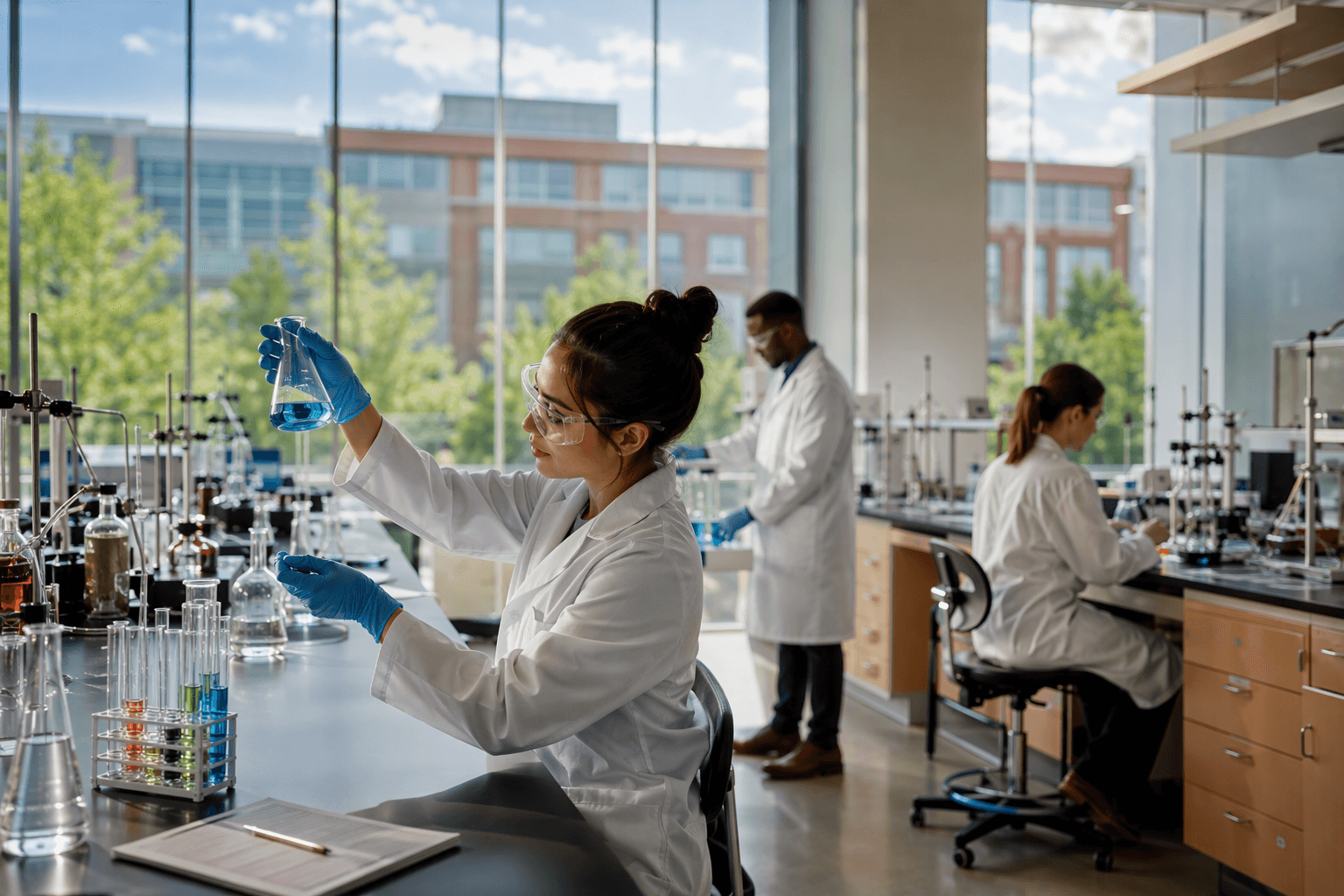 University Research Lab - illustration, Jake Team LLC