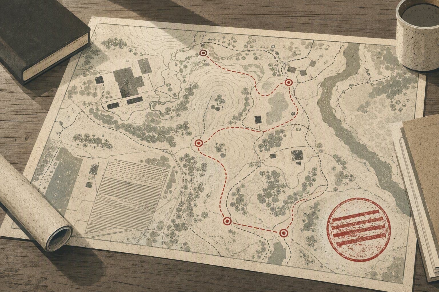 Route Planning - illustration, Jake Team LLC