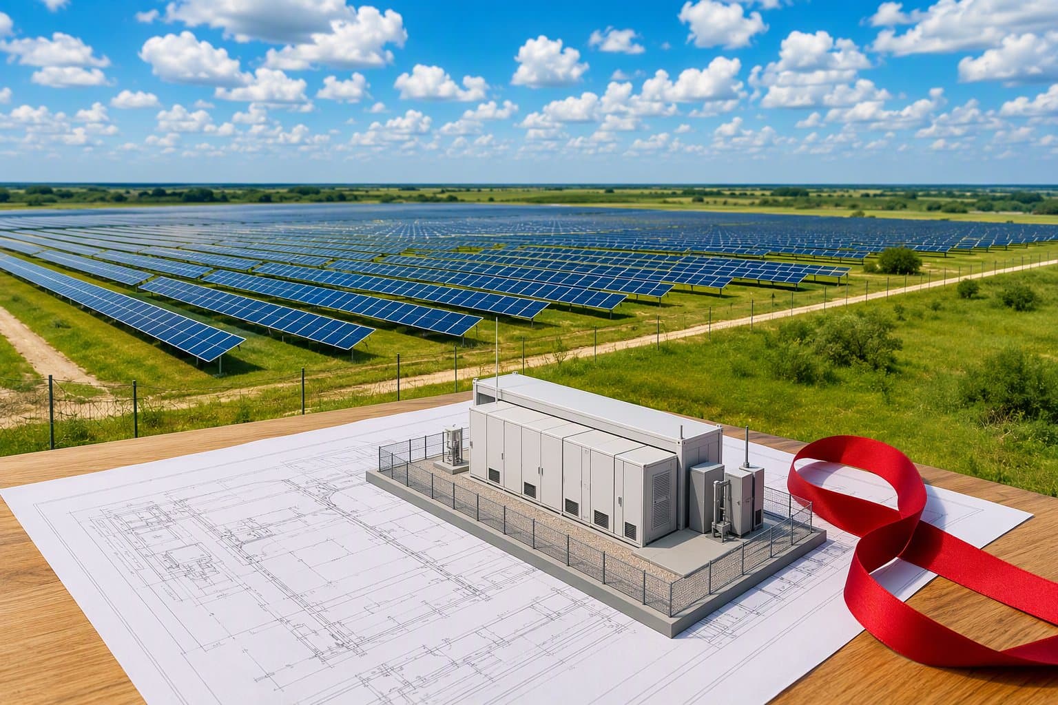 Solar Development - illustration, Jake Team LLC