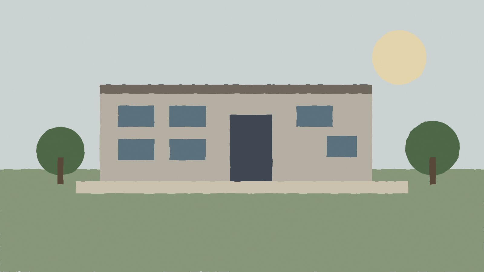 County forensic office building - illustration, Jake Team LLC