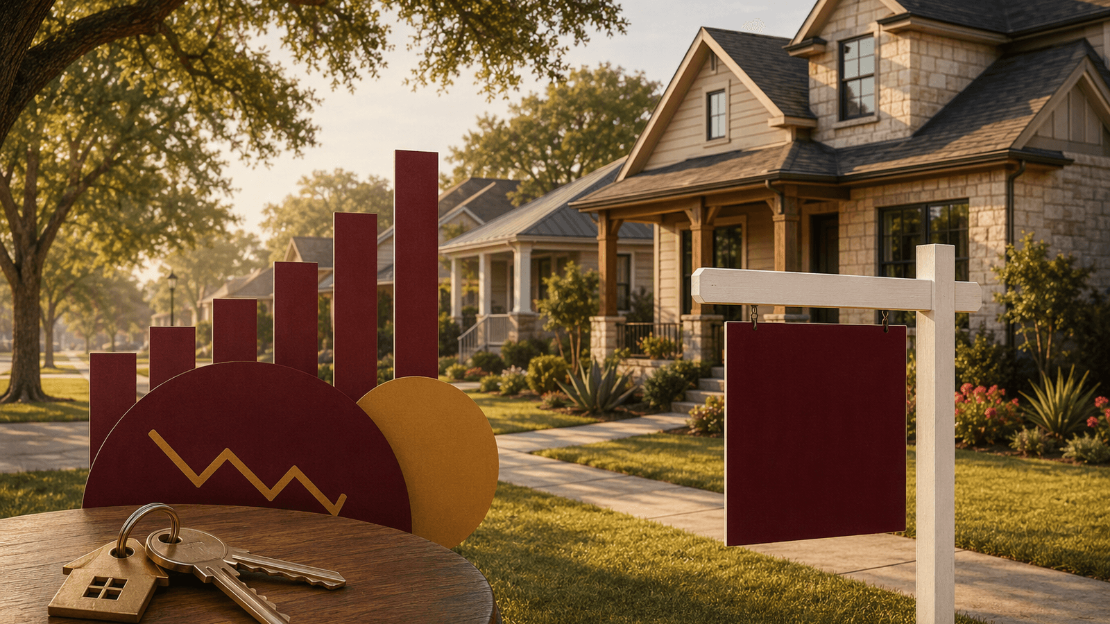 College Station housing market. Illustration: Jake Team LLC