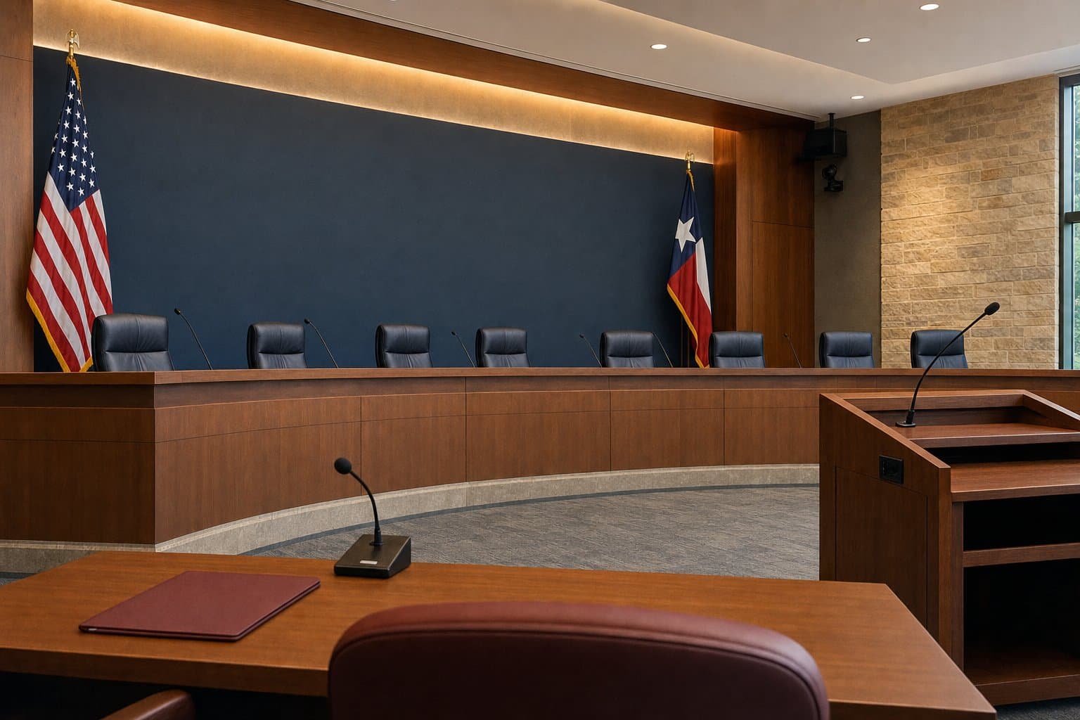 College Station Texas city council chamber
