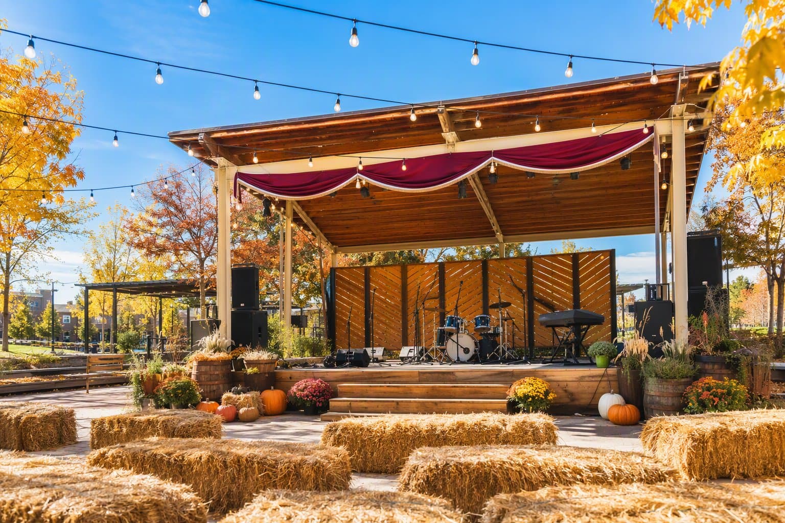 fall community concert - illustration, Jake Team LLC