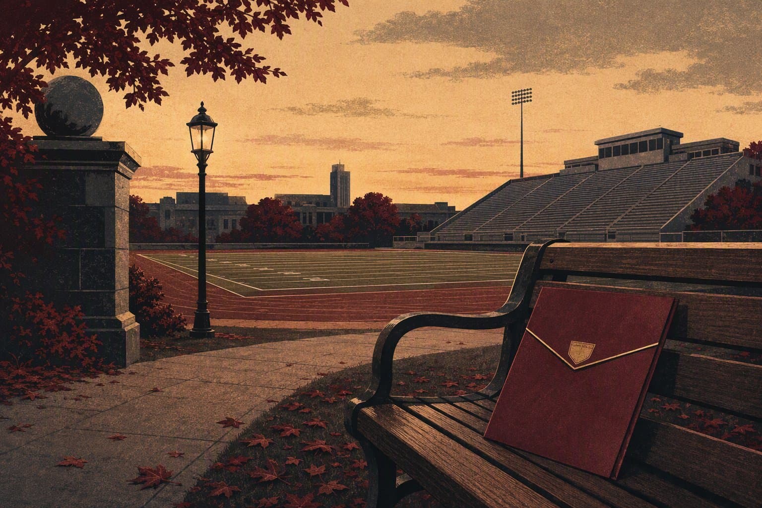college recruitment visit - illustration, Jake Team LLC