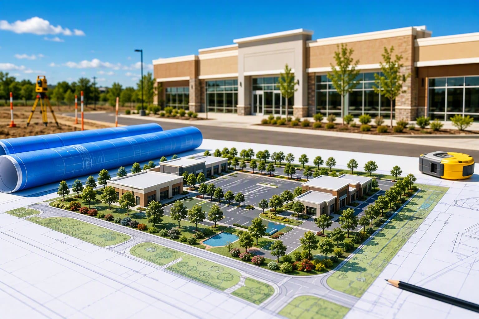 Harvey Road district plan - illustration, Jake Team LLC