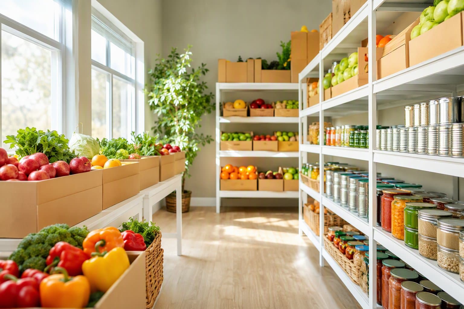food bank supplies - illustration, Jake Team LLC
